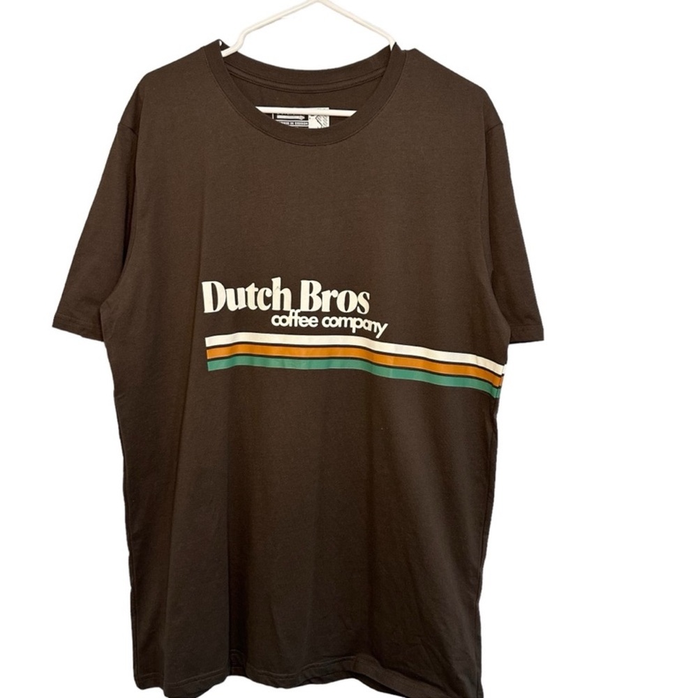 Dutch Bros Women’s XXL BRAND NEW IN PACKAGE NWT XXL Brown Tee RARE 2X DB 1992